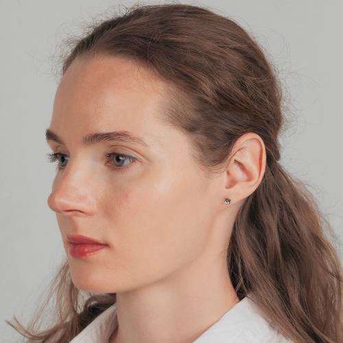 Пусеты Fiore Luna  Grey, SWE2127/1 GRE G фото 2